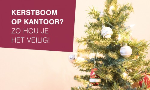 Kerstboom, thuis of op kantoor? Zo hou je het veilig!