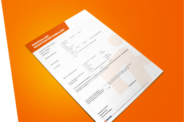 Download het ongevallen registratieformulier